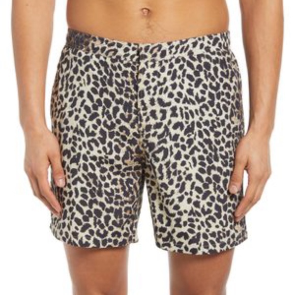 All Saints Other - ALL SAINTS Reserve Swim Shorts Cheetah Print